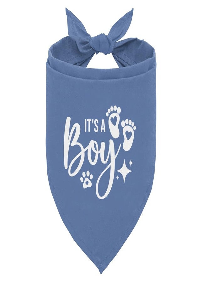 ZPPRJF It's A Boy Dog Bandana, Dog Bandana, Blue Dog Scarf Accessories, Pet Dog Triangle Scarf, Dog Bandana for Small Medium Large Dog, Baby Announcement Dog Bandana, Gift for Dog Lover (B43) - Image 1